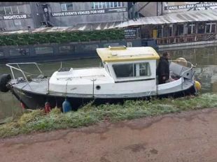 Island plastics fishing boat