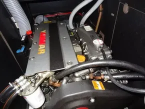Yanmar engine in 2020 Beneteau Oceanis 46.1 sailboat, detailed view.