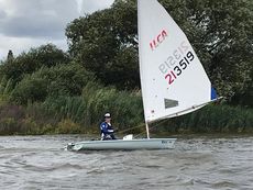 Laser ILCA sailing dinghy