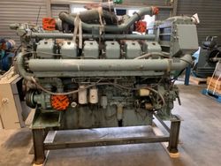 MITSUBISHI MARINE ENGINE - S12A2 - MPTK / 1940 RPM / 701 KW / 940 BHP