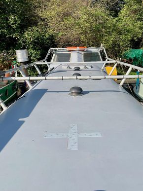 External view of roof towards stern 
