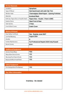 Tollhouse Boat Details Form 3
