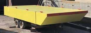 New 25′ x 10′ x 30″ Steel Barge