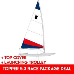New Topper Dinghy - 5.3 Trolley & Cover
