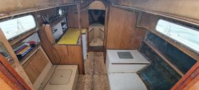 Saloon, seating, berth, gallery worktops & gas cooker