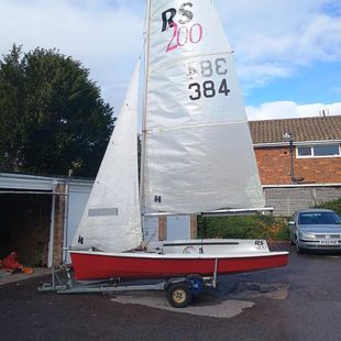 RS200 with combi trailer and 2 suits of sails - great price