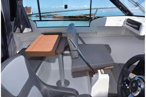 Jeanneau Merry Fisher 695 wheelhouse boat - co-pilot seat