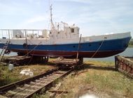 1987 65" steel Houseboat & work boat