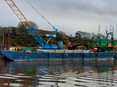 1970 BARGE Flattop 36.50 m Only For Charter