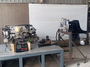 Yanmar 4LHA with Starn drive 220 hp