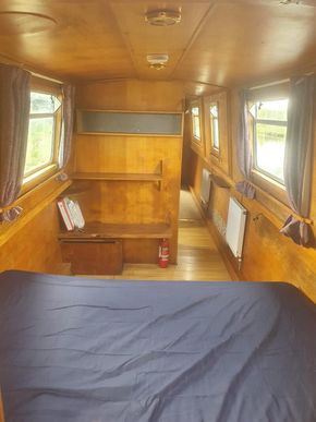 Bedroom 2 (full double) towards bow