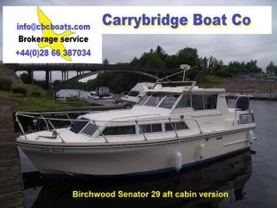 Birchwood Senator 29 aft cabin (Sale agreed)