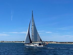 Sailing off formentera
