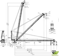 800ton Offshore Crane ex Stock / 27-90m outreach / Crane for Sale / #1144182