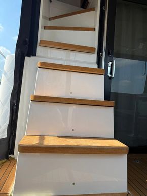 Stairs to Fly Bridge