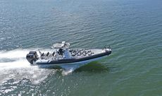 Vector 11 with OXE outboard diesel engines