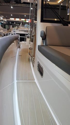 Starboard side deck