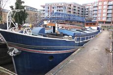 Classic Dutch Clipper with residential mooring
