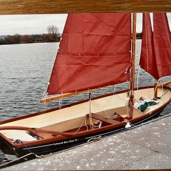 16 foot Falmouth Bass Boat Cutter rig