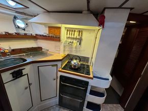 Custom Pilothouse Trawler 48ft Yacht Liveaboard - Galley