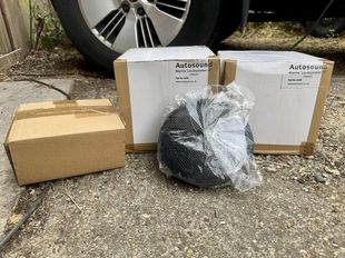 Audosound Black Marine Loudspeaker 6” x4