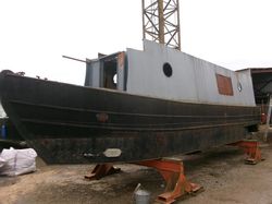 35ft steel narrow boat project.