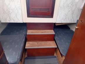Single berths beneath deck