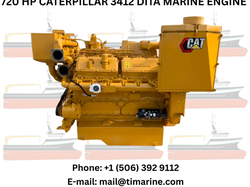 720 HP Caterpillar 3412 DITA Marine Engines