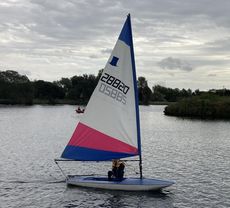 Topper ready to sail