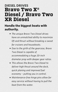 Mercury Diesel Drives Bravo Two X Diesel / Bravo Two XR Diesel