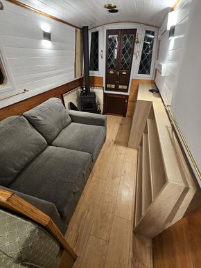 Sofa and stove