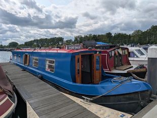 Catnip, 50' cruiser stern built by Liverpool boat builders