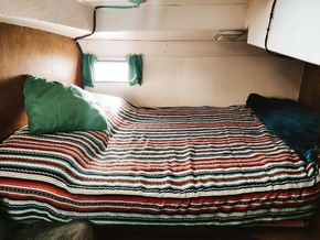 Bed in Rear Cabin