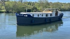Ollie 2008 55' Branson Dutch Barge Moored on the River Thames