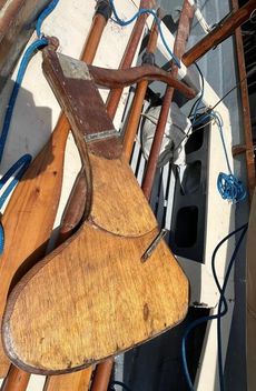 15ft GRP Double ender Skerry, Gaff, sail, row motor. 