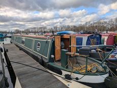 June Rose - 57' reverse layout, cruiser stern, built by Piper