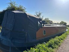 Beautiful widebeam, Pumpkin built by Paul Widdowson 50 x 11ft