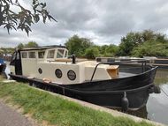 Canal River barge wide beam house boat 33 by 9 foot  