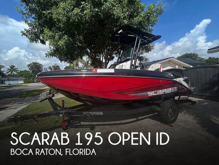 2018 Scarab 195 open