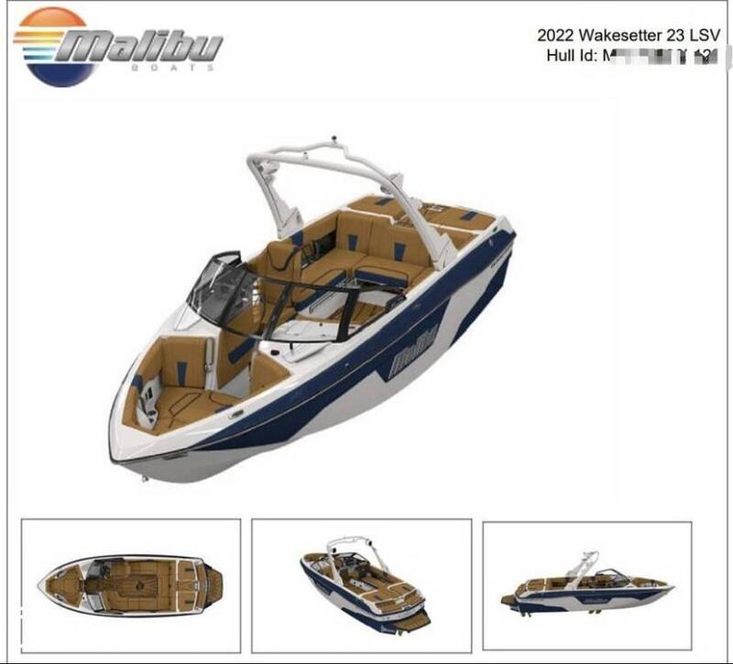 2022 Malibu wakesetter 23 lsv