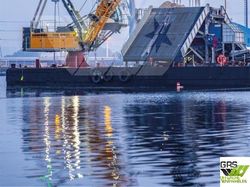 LIEBHERR HS 8100.1-E Crane welded on barge / Crane for Sale / #1134803