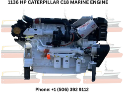 1136 HP Caterpillar C18  Marine Engine