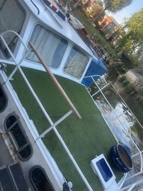 astro turf back deck