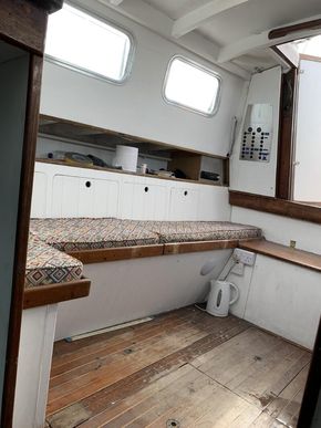 Seating in dog house