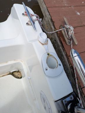 Fishing rod holders on both sides 
