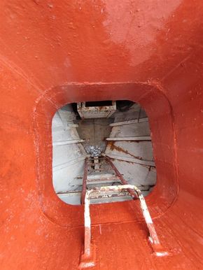 ODRA Shipyard 19.75m Steel Survey  - Foredeck