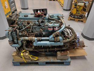 USED Perkins M130C 130hp Marine Diesel Engine & Gearbox