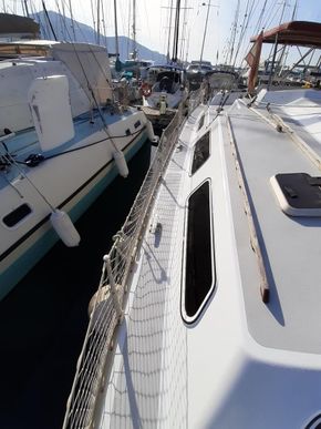 Starboard side deck