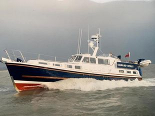 NELSON 45, gorgeous, 2 x CAT 420hp very low hours.  £195000