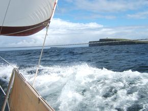 A lively sail in Orkney